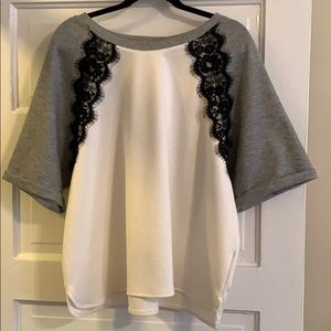 Old Navy blouse with lace detailing